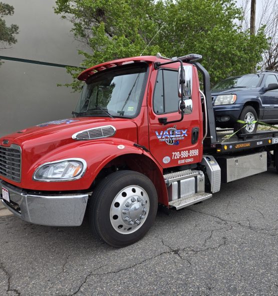 towing truck front